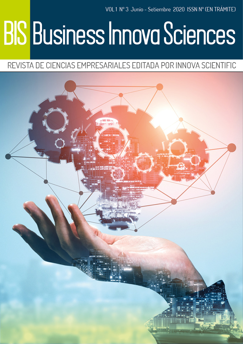 					Ver Vol. 1 Núm. 3 (2020): Business Innova Sciences: Revista de Ciencias Empresariales
				