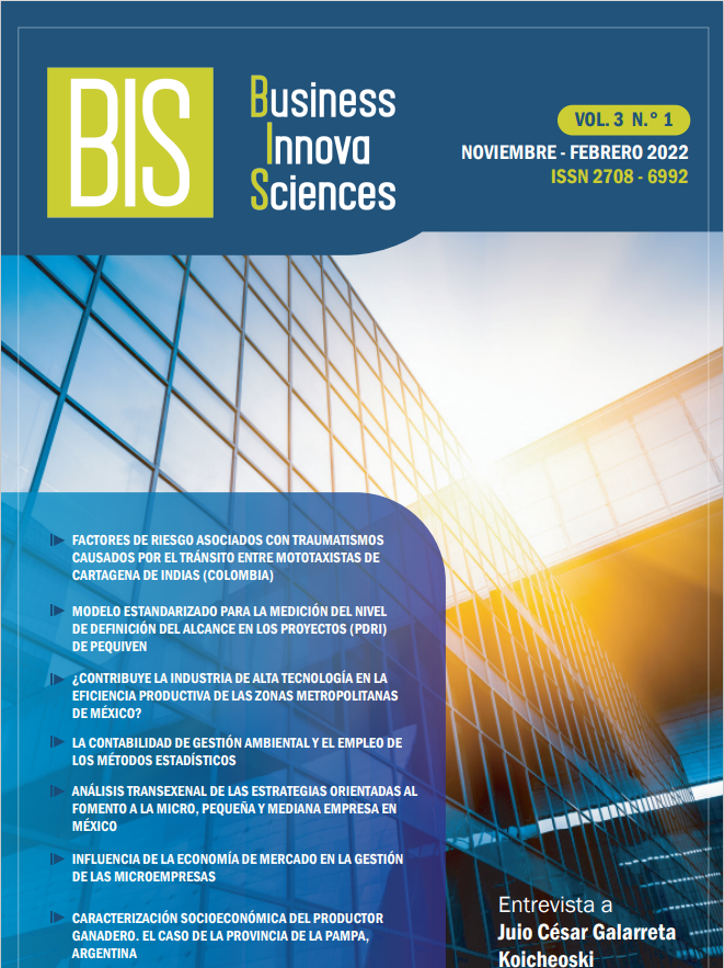 					Ver Vol. 3 Núm. 1 (2022): Business Innova Sciences: Revista de Ciencias Empresariales
				